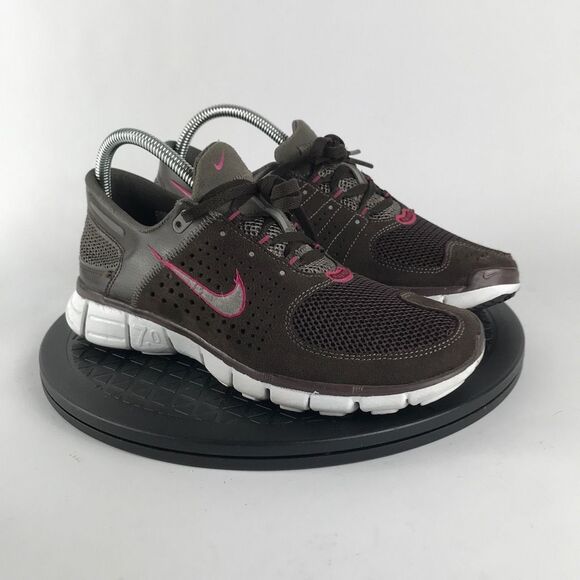 Nike Free 7.0 Brown Suede Athletic Running Shoes 315918-201 Women’s Size 8 - Picture 3 of 12
